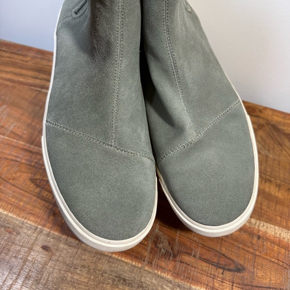 Tom’s Gray/Green Suede Fenix Boots, Women’s 11 - Picture 4 of 9